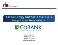 Global Energy Outlook: Fossil Fuels - CoBank