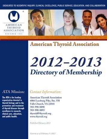 2012-2013 - American Thyroid Association