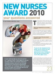 new nurses award 2010 - APNA