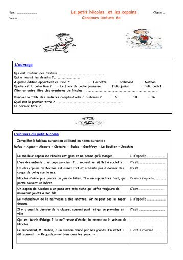 Le petit Nicolas et les copains