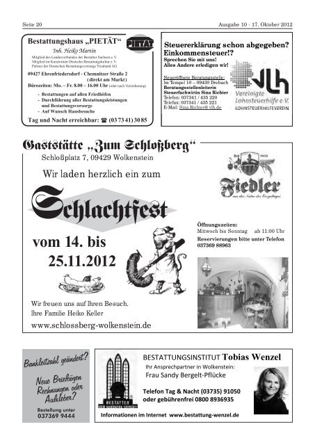 Amts- und Mitteilungsblatt der Stadt Wolkenstein Amts- und ...