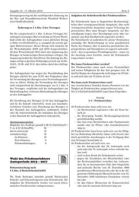 Amts- und Mitteilungsblatt der Stadt Wolkenstein Amts- und ...