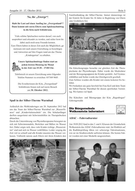 Amts- und Mitteilungsblatt der Stadt Wolkenstein Amts- und ...