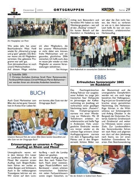 ortsgruppen - Tiroler Seniorenbund