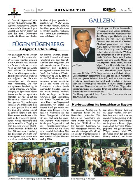 ortsgruppen - Tiroler Seniorenbund