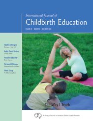 International Journal of Childbirth Education