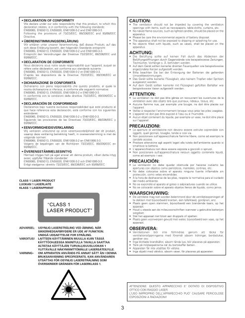 3 - Aerne Menu