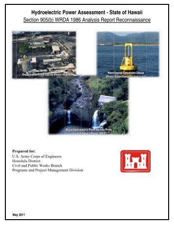 Hydroelectric Power Assessment - Hawaii State Energy Office ...