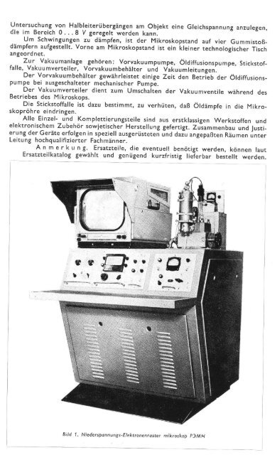 Elektronenmikroskop - Mikroskopfreunde-Nordhessen