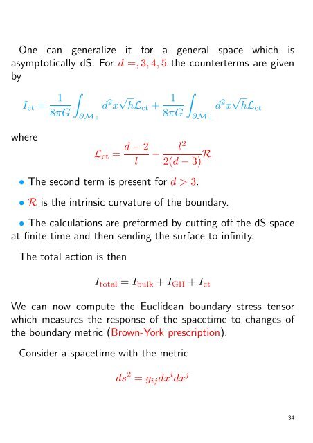 de Sitter space and Holography