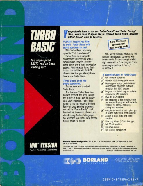 Turbo Basic