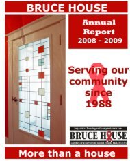 2008 / 2009 Staff - Bruce House
