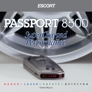 Passport 8500 Radar Detector - Escort Inc.