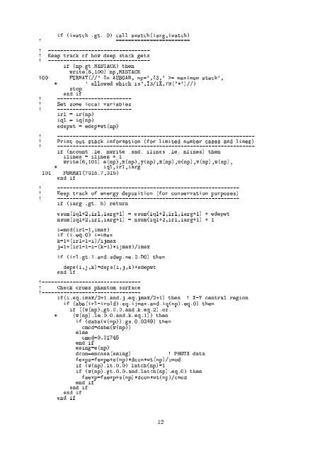 Lecture Notes of Dose distribution calculation inside phantom with ...