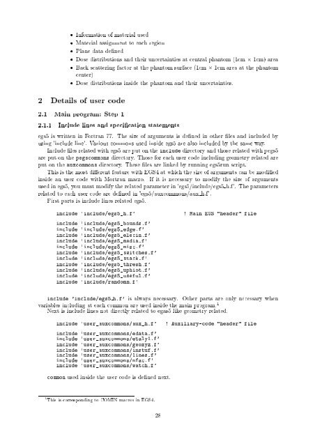 Lecture Notes of Dose distribution calculation inside phantom with ...