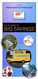 big savings - AAA Oregon/Idaho