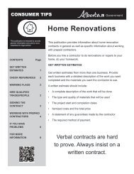 Home Renovations - Tipsheet - Service Alberta