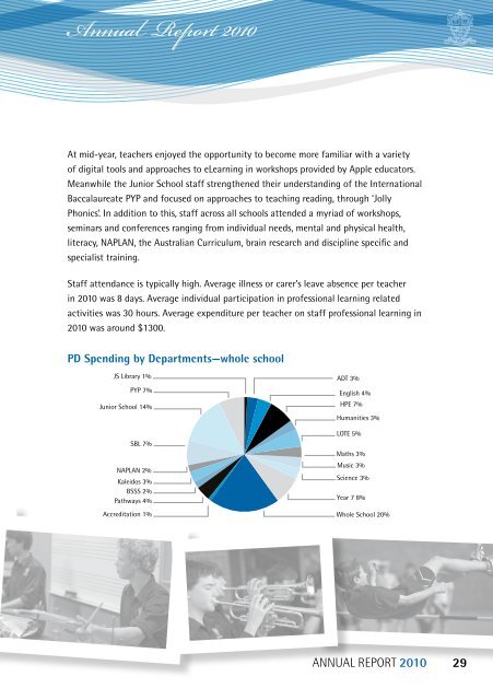 Annual Report 2010 - Radford College