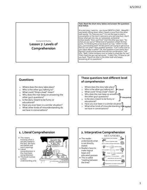 PDF handout of the 32 Powerpoints - Mark Fullmer