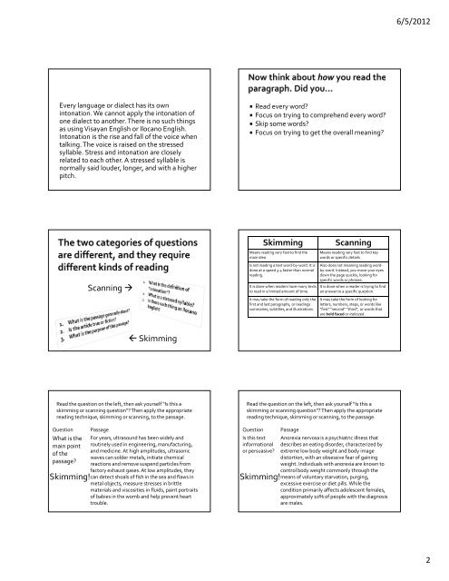 PDF handout of the 32 Powerpoints - Mark Fullmer