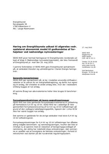 Bilag 10, SEAS-NVE - Energitilsynet