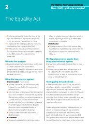 The Equality Act 2 - The Council for Disabled Children