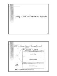 Using ICMP to Coordinate Systems