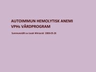 Autoimmun hemolytisk anemi (AIHA) - BLF