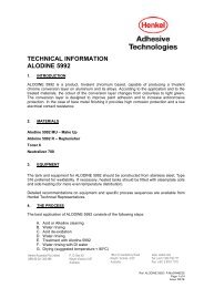 TECHNICAL INFORMATION ALODINE 5992 - Solvents
