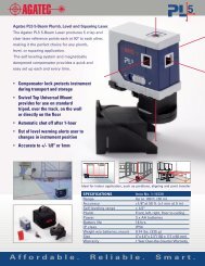 Product Brochure - New England Laser & Transit Company