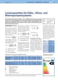 Leistungszahlen fÃƒÂ¼r KÃƒÂ¤lte-, Klima- und ... - Reftec.ch