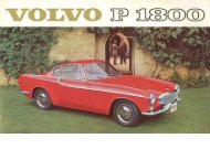Volvo P1800 Brochure 1962
