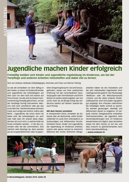 Was Kann Man In Lübeck Machen Jugendlich Jugendliche machen Kinder erfolgreich - Birseck Magazin