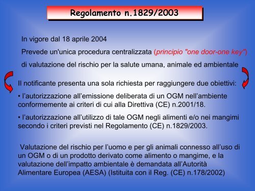 Impiego confinato di microrganismi geneticamente modificati (MOGM)