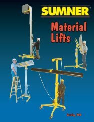 Sumner Material Lifts - Dixie Construction Products