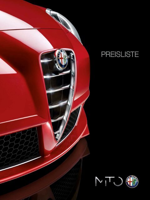 PREISLISTE Alfa Romeo MiTo