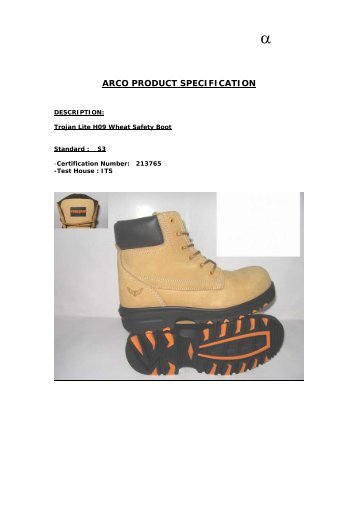 ARCO PRODUCT SPECIFICATION