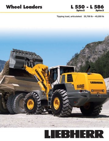 L 550 - L 586 Wheel Loaders - Lorusso Heavy Equipment