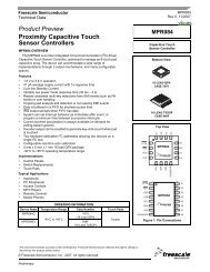 MPR084, Proximity Capacitive Touch Sensor Controllers