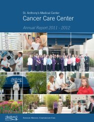Download Cancer Care Center Annual Report - St. Anthony's ...