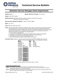 Technical Service Bulletin - Nilfisk-Advance