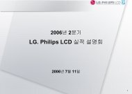 LG. Philips LCD Ã¬Â‹Â¤Ã¬Â Â Ã¬Â„Â¤Ã«ÂªÂ…Ã­ÂšÂŒ - Displaybank