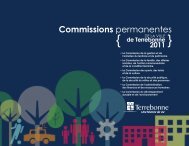 Commissions permanentes - Ville de Terrebonne