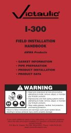 i-300 field installation handbook - Victaulic