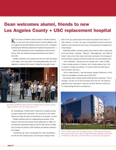 Download PDF - Keck School of Medicine of USC - University of ...