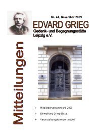 Nr. 44, November 2009 - Grieg Society