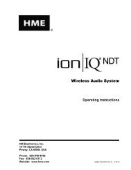 Wireless Audio System - HME