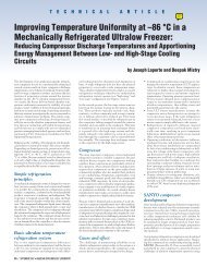 Improving Temperature Uniformity at –86 °C in a ... - Biomedical