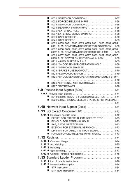 Concurrent I/Oâ¢Parameter - Motoman