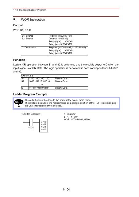 Concurrent I/Oâ¢Parameter - Motoman